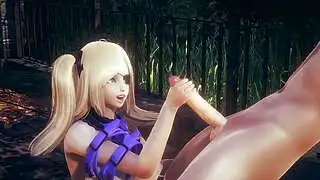 Genshin Impact Hentai - POV Fischl Handjob - Japanisches asiatisches Manga-Anime-Spiel-Porn